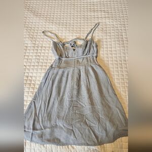 Garage Gray Strappy Summer Dress